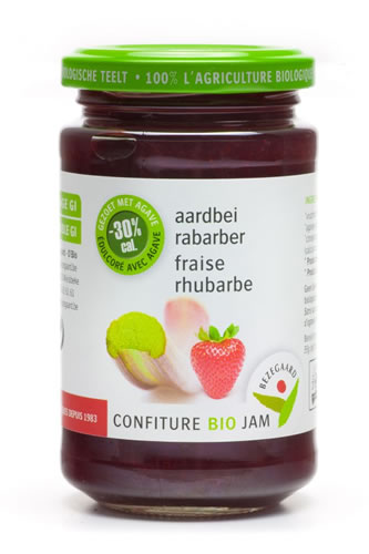 Bezegaard Rhubarbe/fraise bio 250g